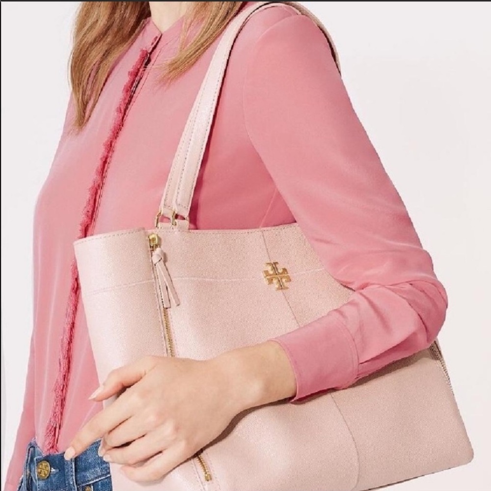 Tory Burch IVY Patent Tote-Large